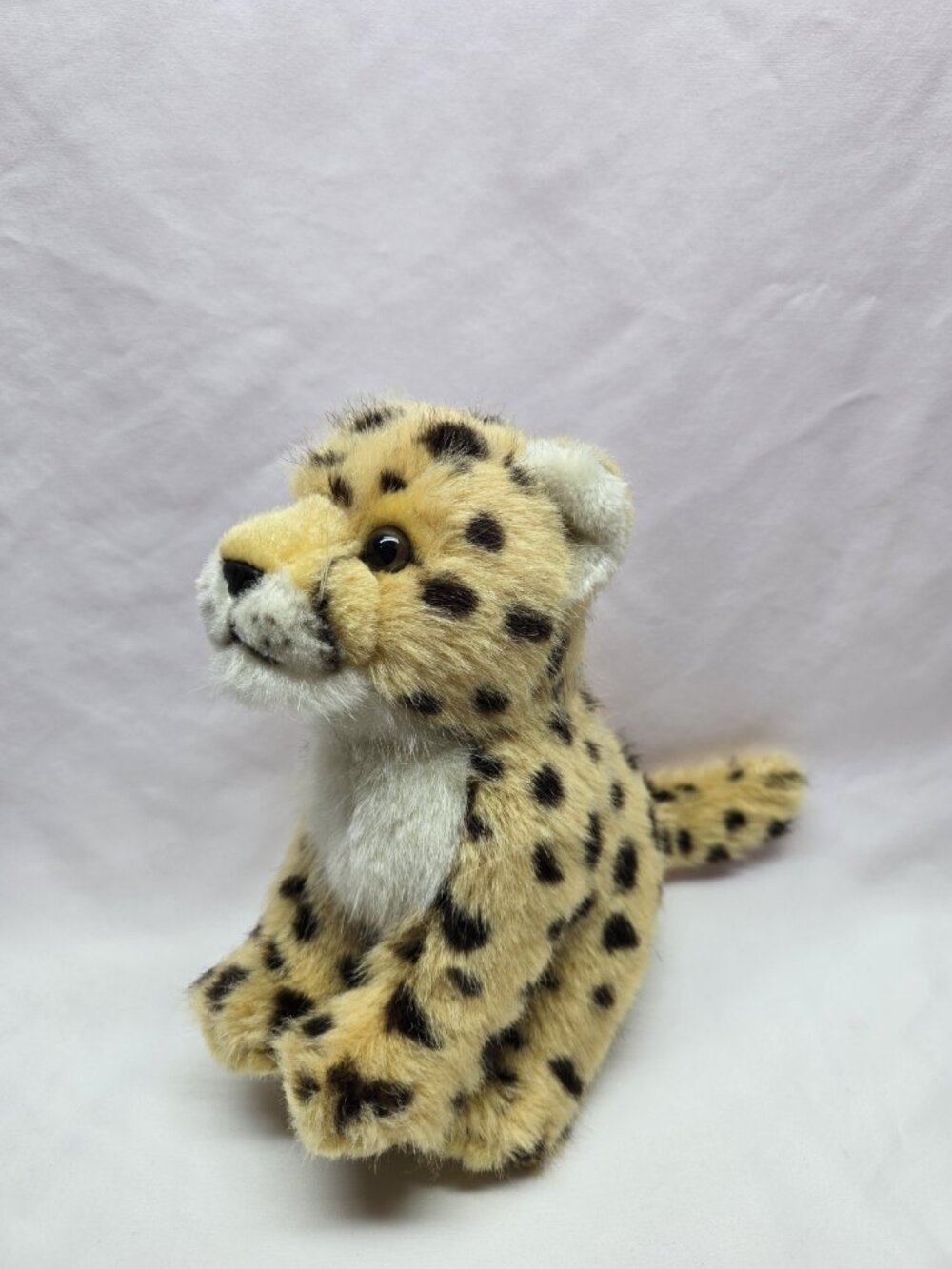 WWF Cheetah Plush Sitting 8.5 Lifelike Stuffed Animal Plush